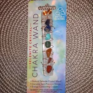 Selenite Chakra Wand